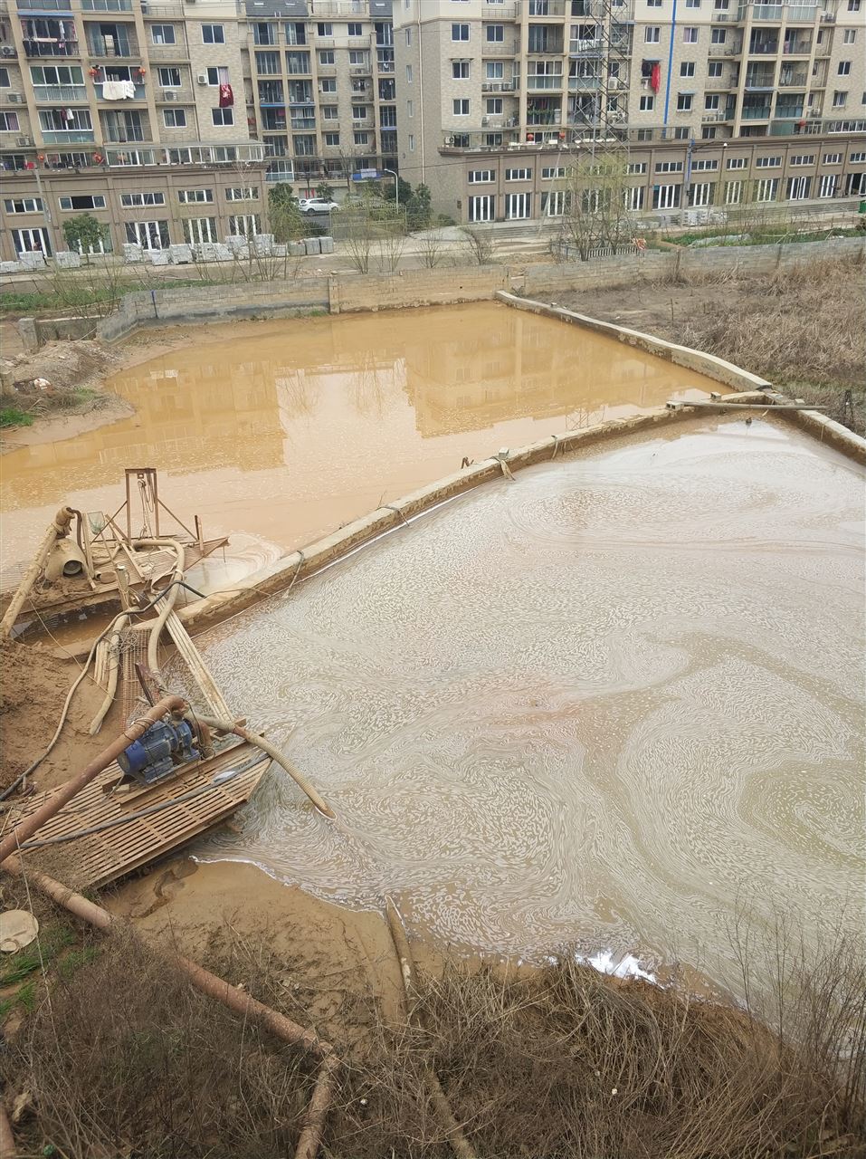 酒泉沉淀池淤泥清理-厂区废水池淤泥清淤